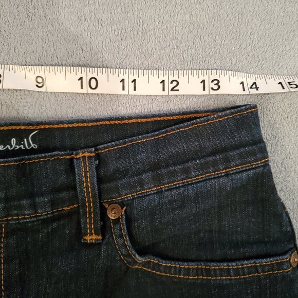 Gloria Vanderbilt Amanda Jeans Women 8 Blue Slim Capri Dark Wash Denim Normcore - Picture 12 of 15